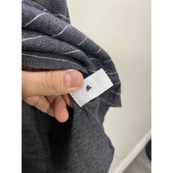 Marine Layer Athleisure Coastal Henley Shirt Striped XL Preppy Laidback Normcore - Picture 10 of 16